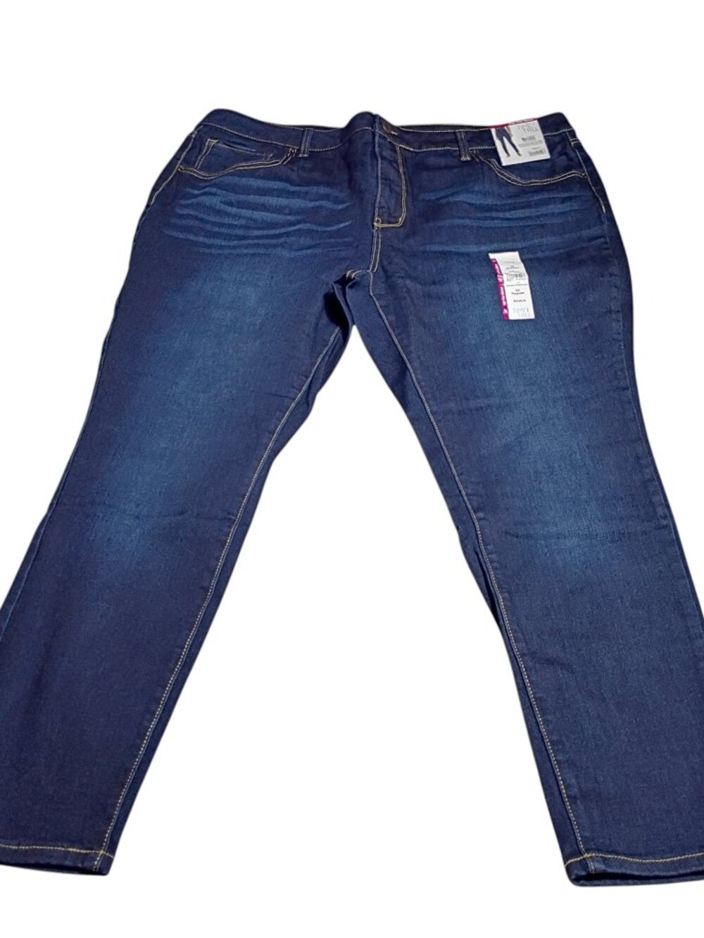 Time and Tru High Rise Skinny Jeans Dark Wash - 22 Regular